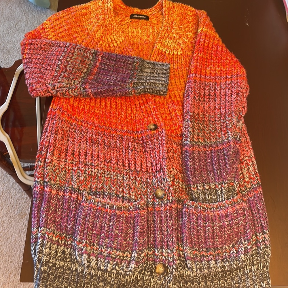 Colorful Knit Sweater - Picture 3 of 4